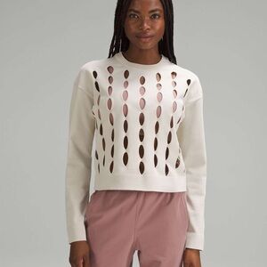 Lululemon Open-Hole Mesh Knit Pullover medium